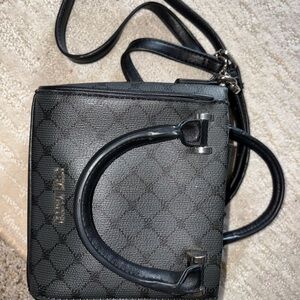 Steve Madden Black Checkered Mini Bag